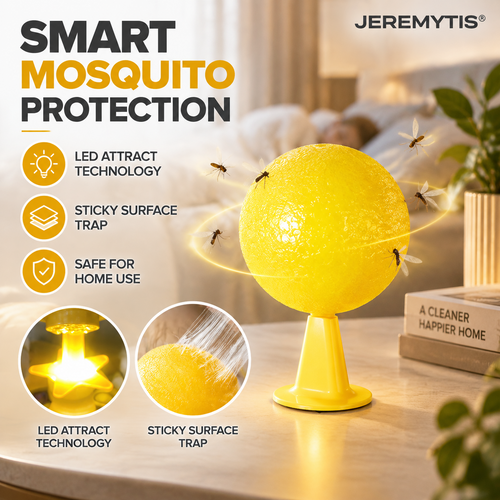 ⏰🎁Sticky Fruit Fly Trap Ball with Stand & LED