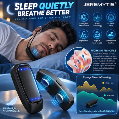 💤Micro Electric Noise Anti Snoring Device 😴✨Snore Less, Sleep More