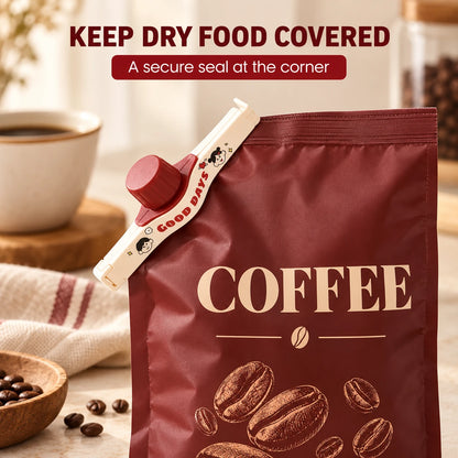 🛍️ Kitchen Sealing Clip — Moisture-Proof, Double Serration, Smooth Pouring