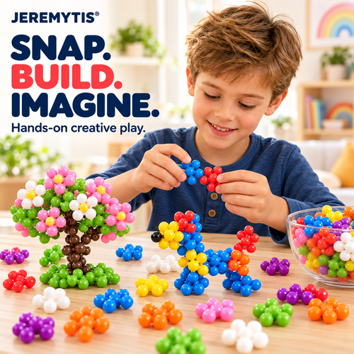 ❄️ LIMITED-TIME 50% OFF! 🧩 Kids 3D Interlocking Snowflake Building Blocks – Stable Build, Burr-free, Colorful ✨