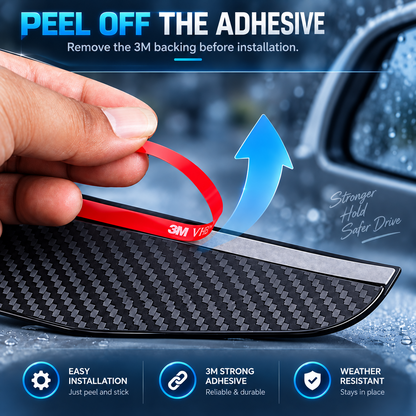 2PCS Car Side Mirror Rain Guards