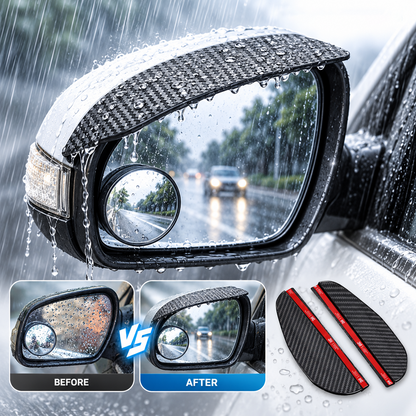 2PCS Car Side Mirror Rain Guards