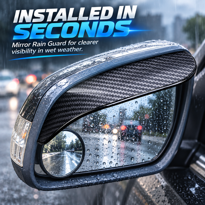 2PCS Car Side Mirror Rain Guards